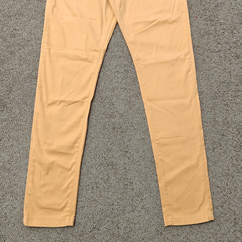 MARCO PESCAROLO Mens Pants 35 Peach Cotton Silk Quiet Luxury - Picture 4 of 16